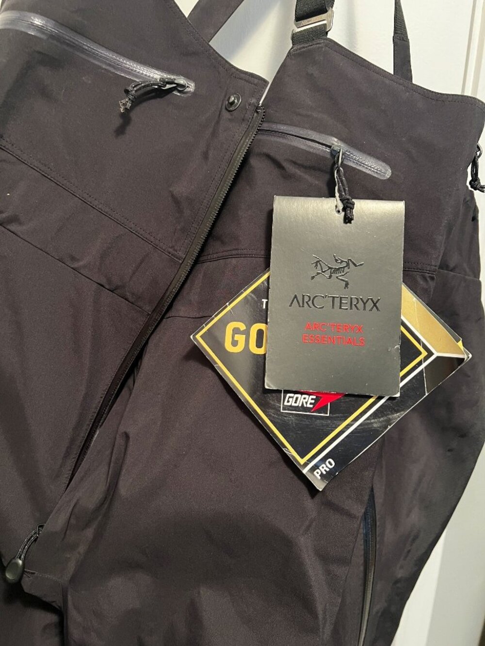 ARCTERYX Arc'teryx Men's Black‎ Gore-Tex Shell Ski Bibs Waterproof Size XL